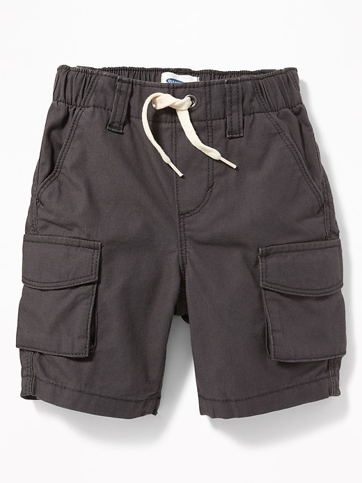 View large product image 1 of 3. Ripstop Canvas Cargo Shorts for Toddler Boys