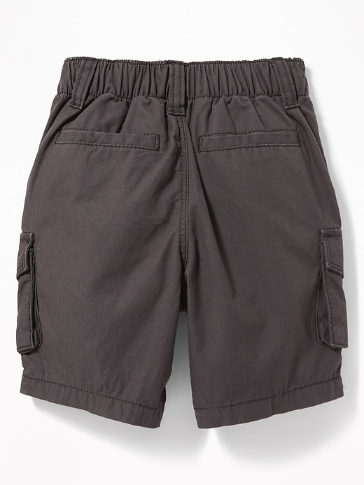 View large product image 2 of 3. Ripstop Canvas Cargo Shorts for Toddler Boys