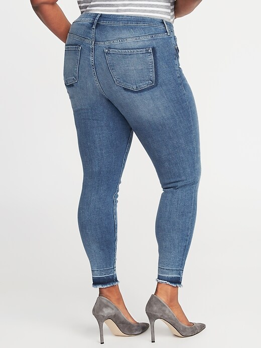 Image number 2 showing, High-Rise Secret-Slim Pockets Plus-Size Rockstar Ankle Jeans