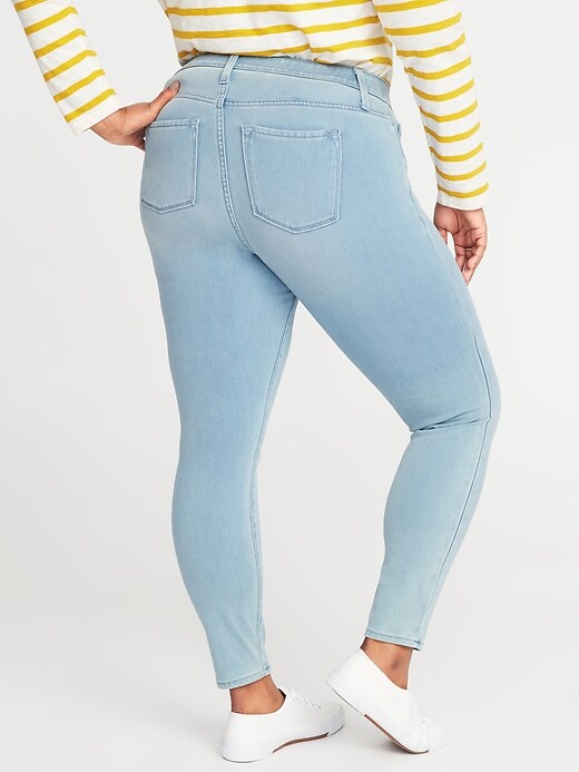 Image number 2 showing, High-Rise Secret-Slim Pockets + Waistband Rockstar 24/7 Plus-Size Jeans