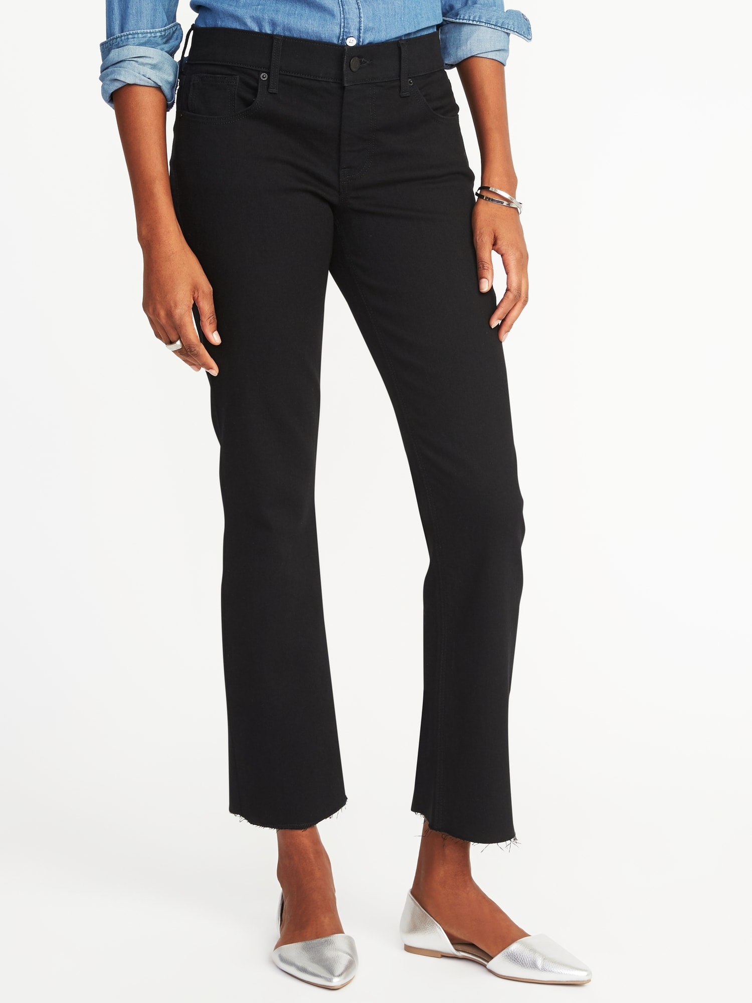 Old Navy Mid-Rise Cropped Flare Pants for Girls