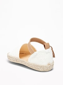 View large product image 3 of 4. Eyelet Espadrilles for Baby