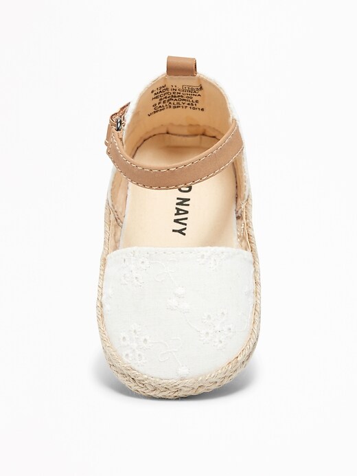 View large product image 2 of 4. Eyelet Espadrilles for Baby