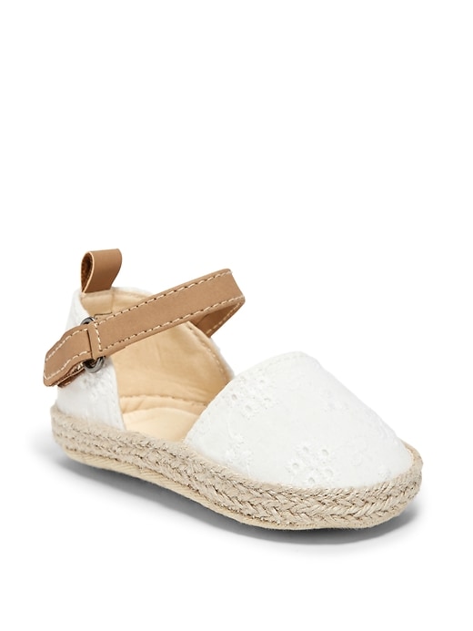 View large product image 1 of 4. Eyelet Espadrilles for Baby