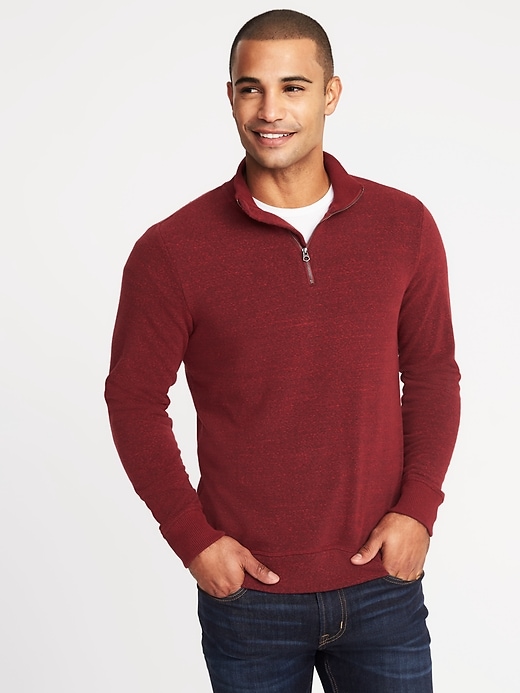 Mock-Neck 1/4-Zip Sweater for Men | Old Navy