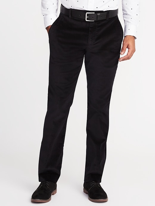 View large product image 1 of 2. Straight Signature Built-In Flex Velvet Pants for Men