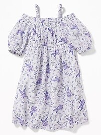 View large product image 3 of 3. Floral Off-the-Shoulder Maxi for Toddler Girls