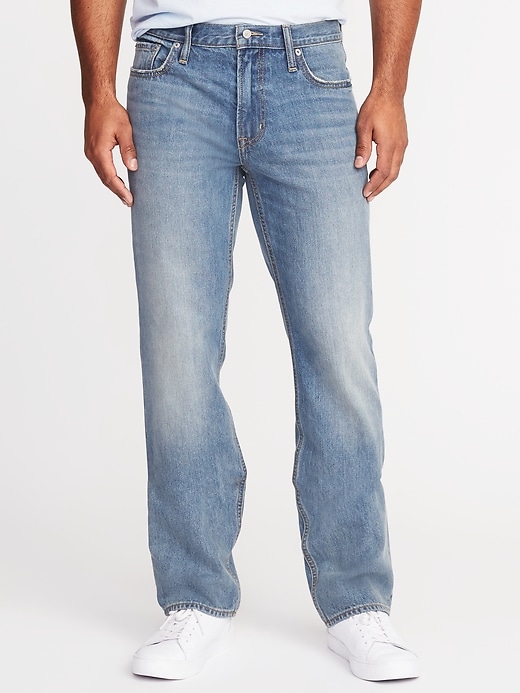 View large product image 1 of 2. Rigid Boot-Cut Jeans