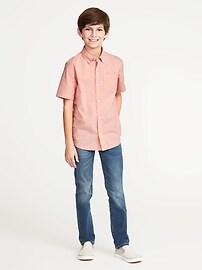 View large product image 3 of 3. Built-In Flex Pocket Shirt For Boys