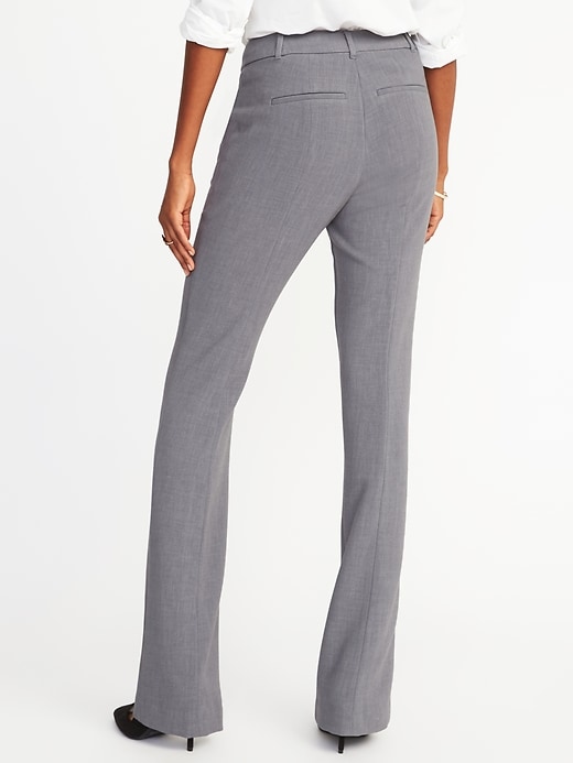 View large product image 2 of 3. Mid-Rise Slim Flare Harper Full-Length Pants for Women
