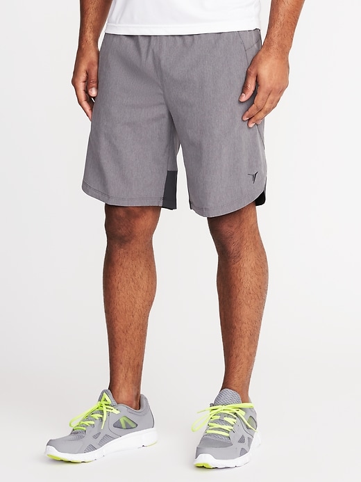 View large product image 1 of 1. Quick-Dry 4-Way Stretch Performance Shorts for Men - 9-inch inseam