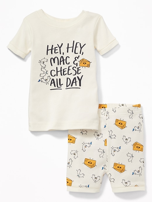 View large product image 1 of 1. "Hey, Hey, Mac & Cheese All Day" Sleep Set for Toddler & Baby