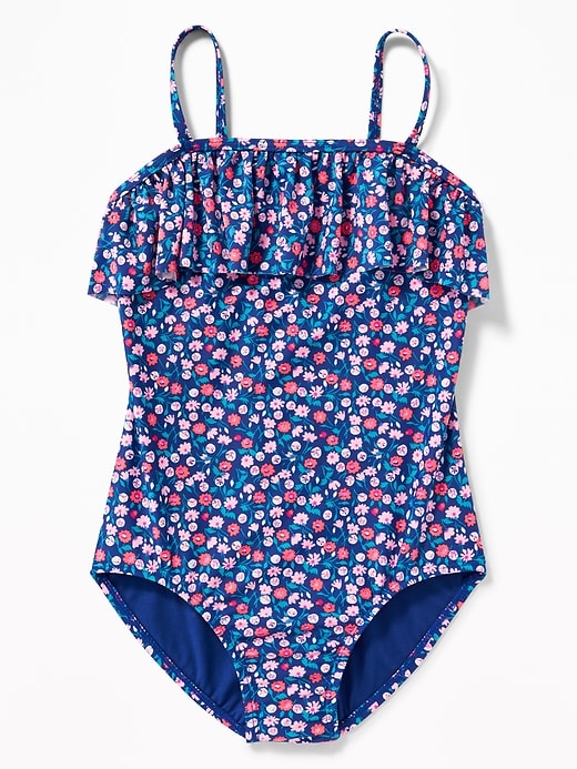 Ruffle-Tier Swimsuit for Girls | Old Navy