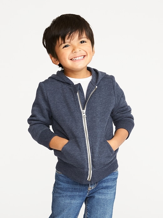 View large product image 1 of 4. Zip-Front Hoodie for Toddler Boys