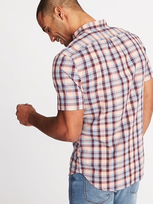 Image number 2 showing, Slim-Fit Built-In Flex Plaid Classic Shirt