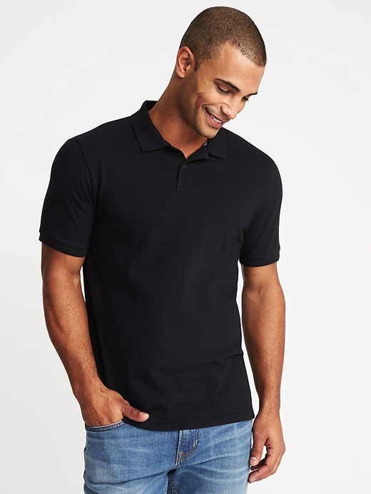 Old Navy Slim Fit Pique Polo for Men. 1