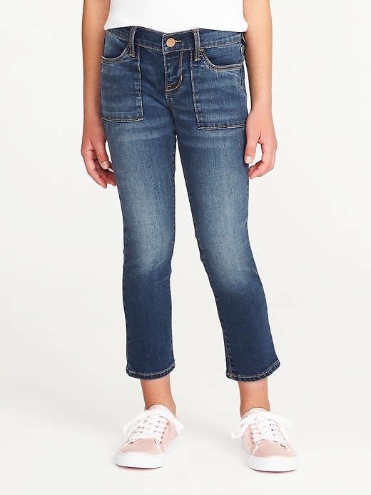 View large product image 1 of 3. Utility Skinny Ankle Jeans for Girls