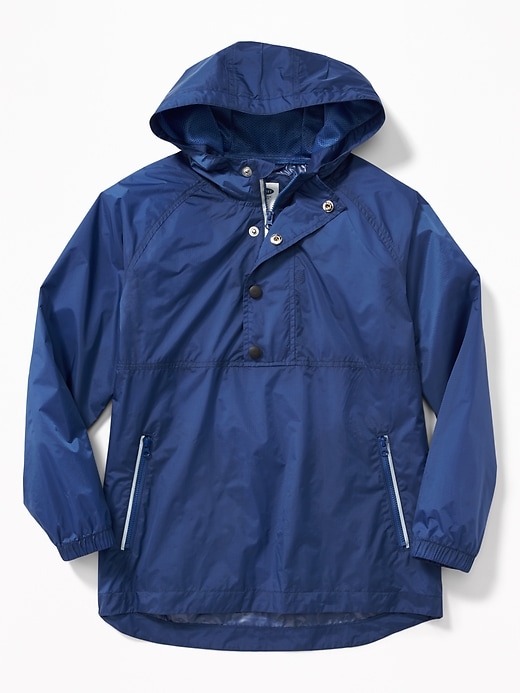 View large product image 1 of 3. Water-Resistant Nylon Pullover Jacket For Boys
