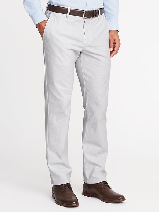 View large product image 1 of 2. Straight Signature Built-In Flex Non-Iron Pants
