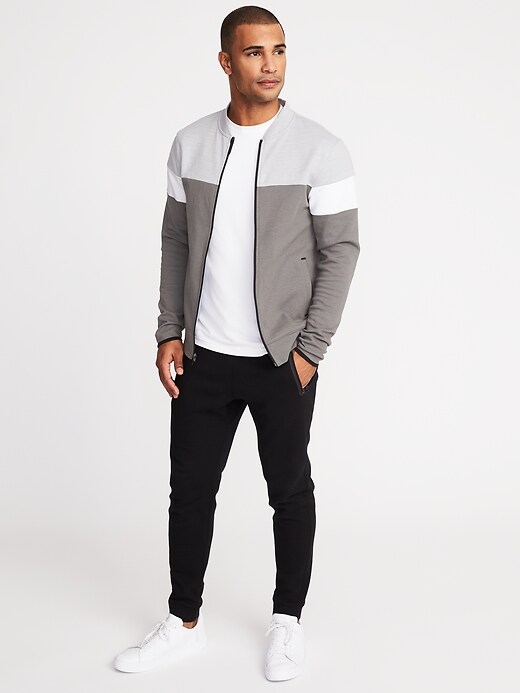 Image number 3 showing, Go-Dry Color-Block Full-Zip Bomber Jacket