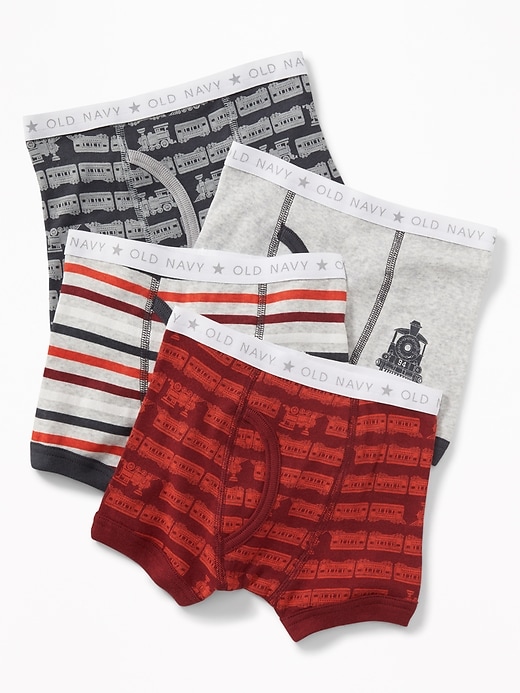 View large product image 1 of 1. Printed Boxer-Briefs 4-Pack For Toddler Boys