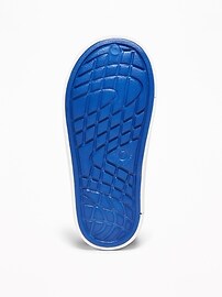 View large product image 4 of 4. Perforated Pop-Color Slip-Ons For Toddler Boys