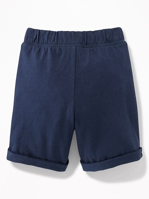 View large product image 2 of 2. Jersey Drawstring Shorts for Baby
