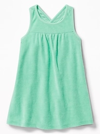 View large product image 3 of 3. Loop-Terry Swim Cover-Up for Toddler Girls