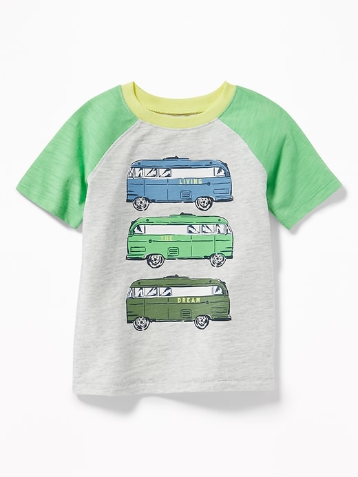 View large product image 1 of 2. "Living the Dream" Camper-Van Tee for Toddler Boys