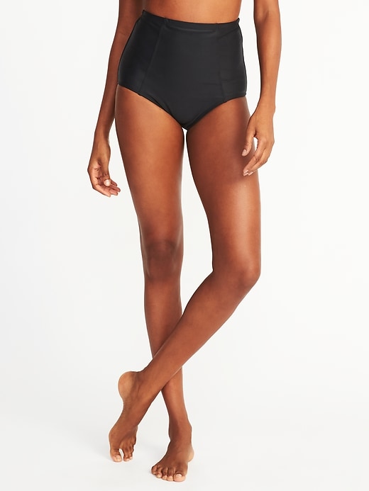 View large product image 1 of 3. High-Waisted Swim Bottoms for Women