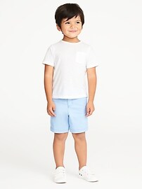 View large product image 3 of 3. Built-In Flex Twill Shorts for Toddler Boys