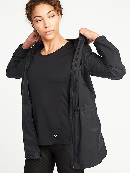 Image number 1 showing, Lightweight Packable Nylon Jacket for Women