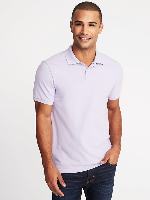 View large product image 1 of 1. Built-In Flex Moisture-Wicking Pro Polo