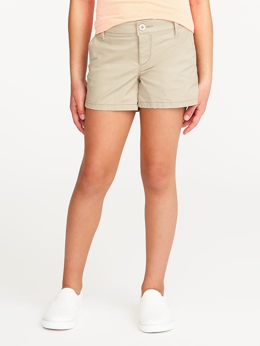 View large product image 1 of 3. Stretch Chino Shorts for Girls