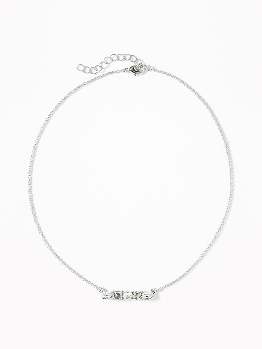 View large product image 1 of 1. Crystal Horizon Necklace For Women
