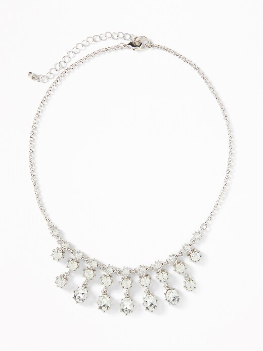 View large product image 1 of 2. Crystal Statement Necklace For Women