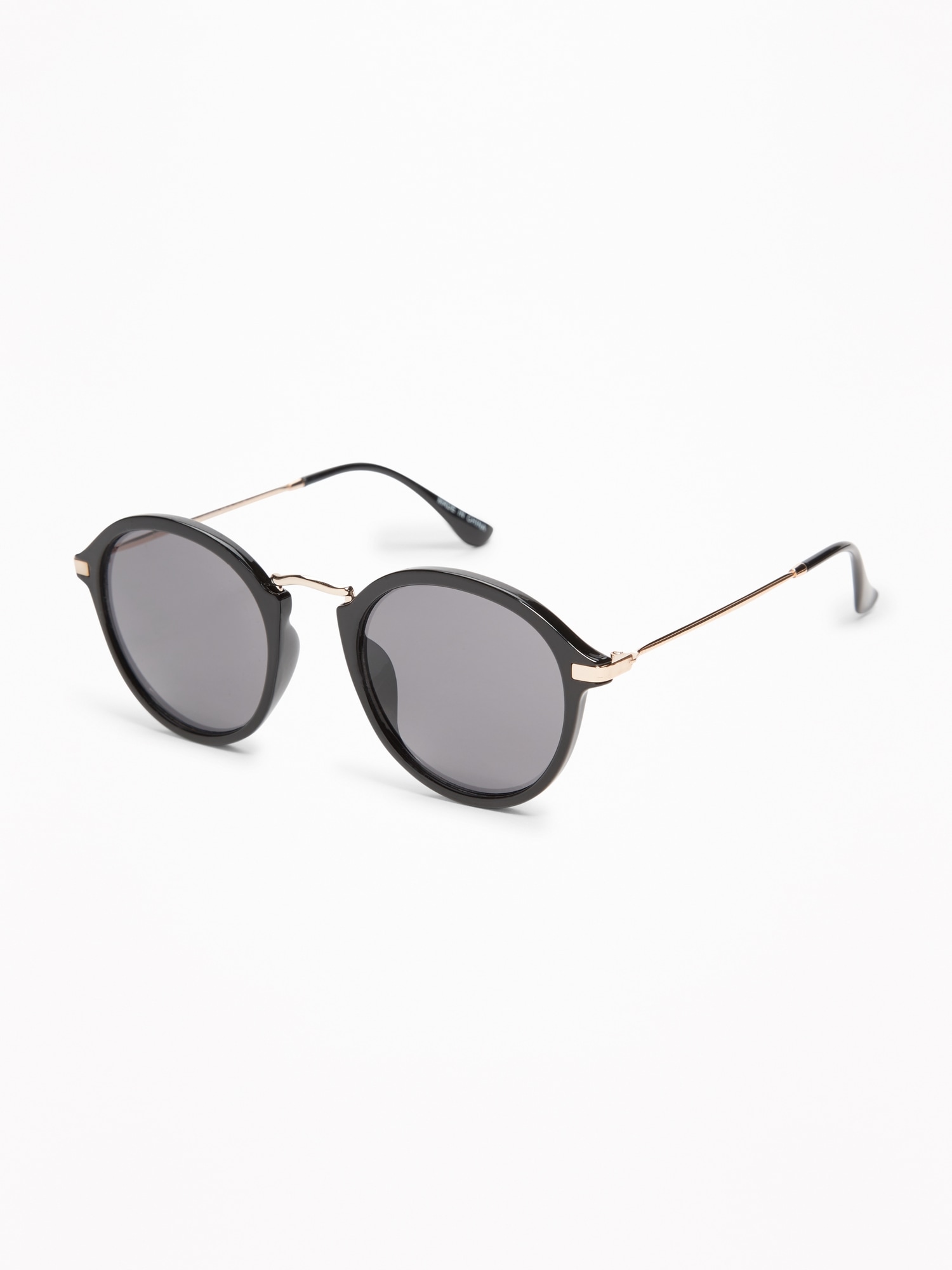 Old Navy Orange Round-Frame Sunglasses for Women - 7494180020000