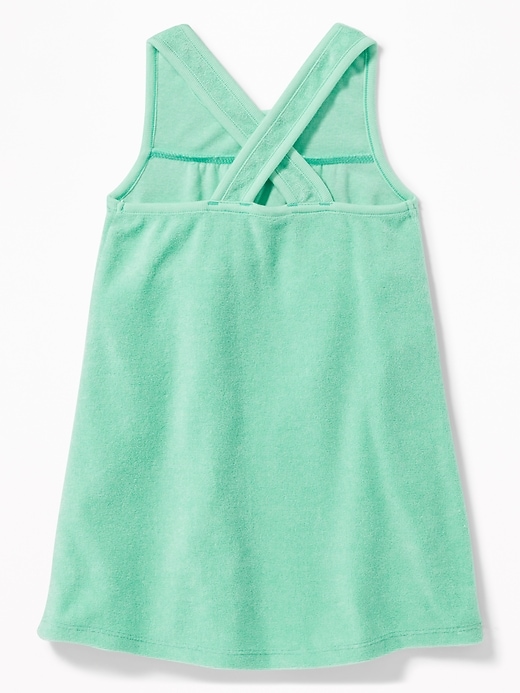 View large product image 2 of 3. Loop-Terry Swim Cover-Up for Toddler Girls