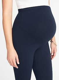 View large product image 3 of 3. Maternity Full-Panel Leggings