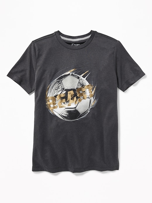 View large product image 1 of 3. Performance Graphic Crew-Neck Tee for Boys
