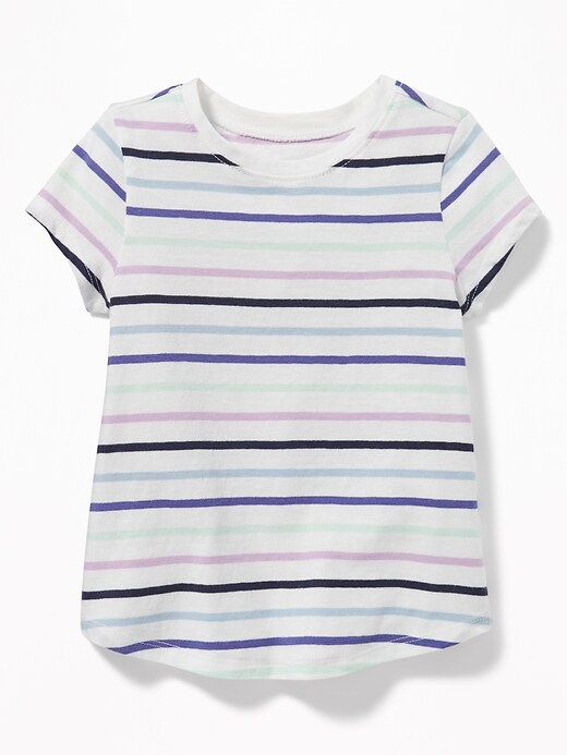 View large product image 1 of 1. Printed Jersey Tee for Toddler Girls
