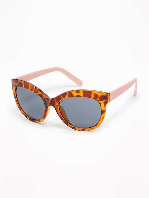 View large product image 1 of 1. Tortoiseshell-Frame Sunglasses for Toddler Girls