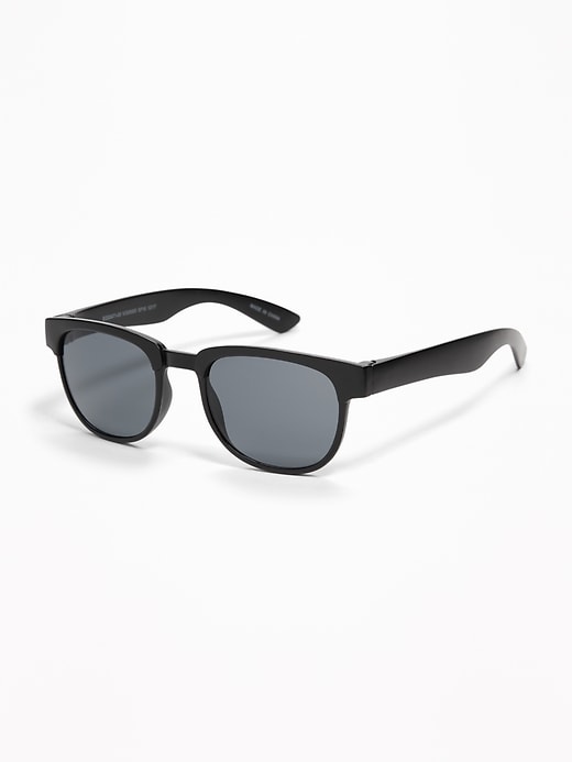 View large product image 1 of 1. Black-Matte Sunglasses for Toddler Boys