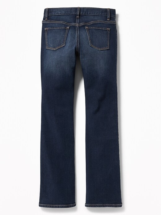 View large product image 2 of 3. Dark-Wash Boot-Cut Jeans for Girls