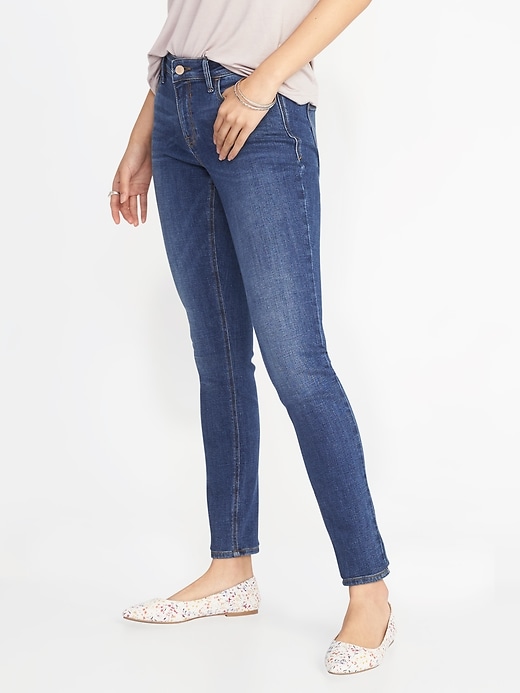 View large product image 1 of 3. Mid-Rise Super Skinny Rockstar Jeans for Women