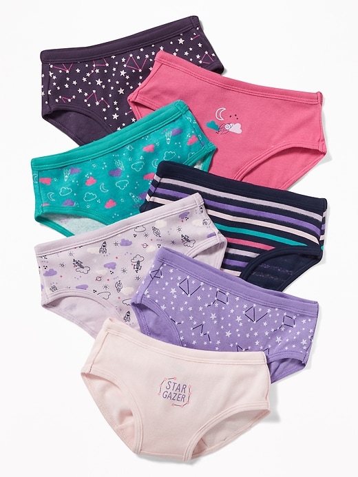 View large product image 1 of 1. Printed Underwear 7-Pack For Toddler Girls