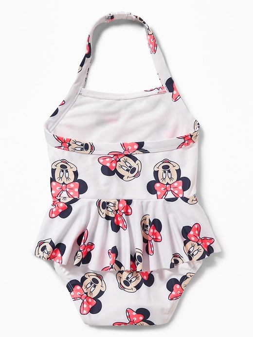 View large product image 2 of 2. Disney&#169 Minnie Mouse Halter Swimsuit for Toddler Girls