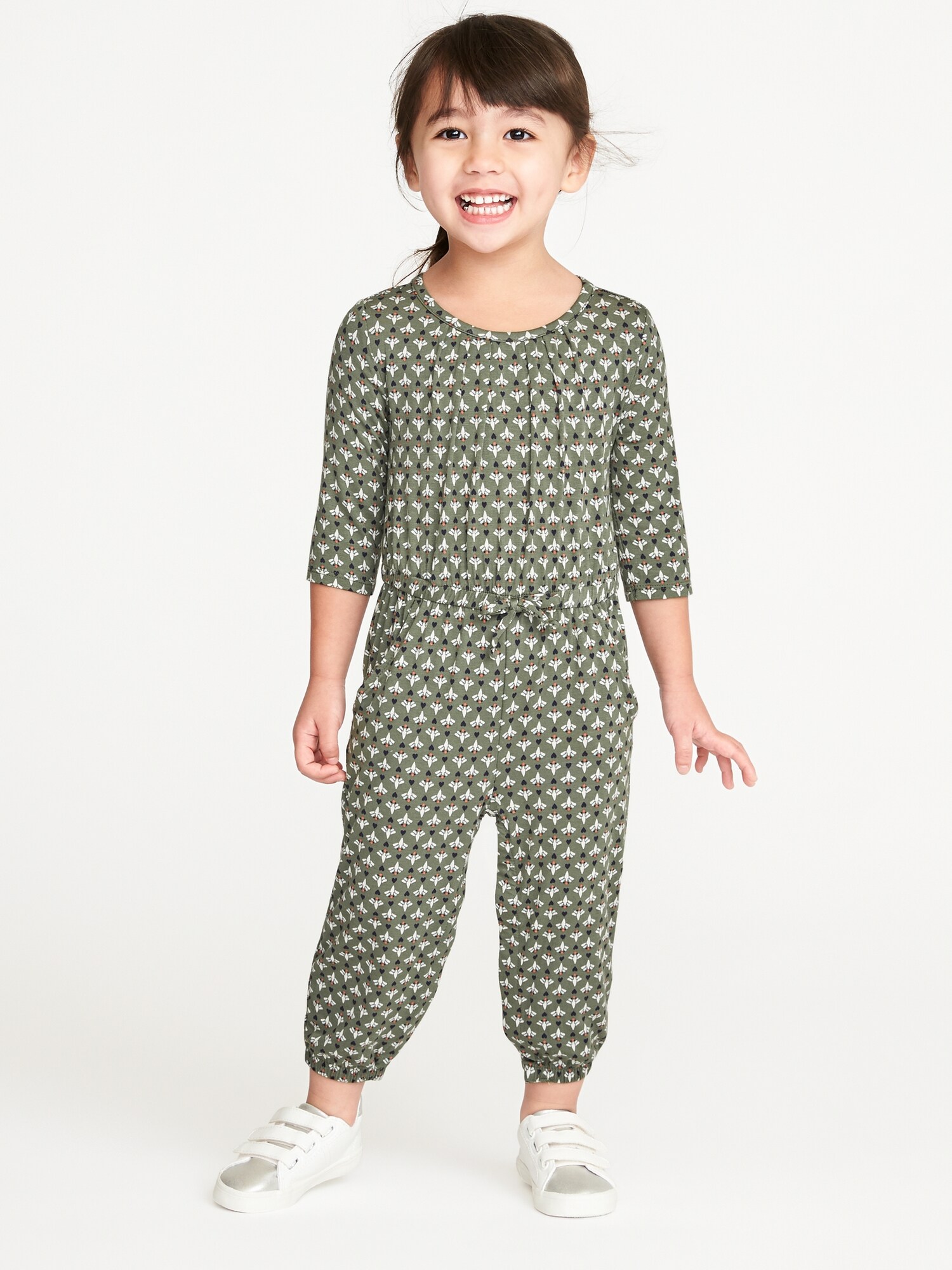 Printed Jersey Jumpsuit for Toddler Girls Old Navy