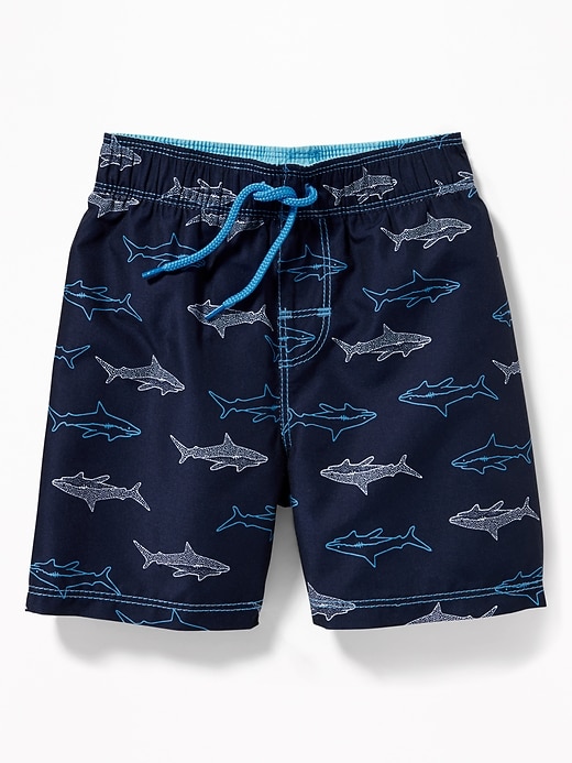 View large product image 1 of 2. Printed Swim Trunks for Toddler Boys