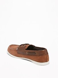 View large product image 3 of 3. Sueded Boat Shoes for Boys